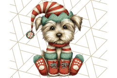 Christmas Animal Clipart, Festive Animals in Holiday Outfits Product Image 2