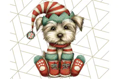 Christmas Animal Clipart, Festive Animals in Holiday Outfits Product Image 2
