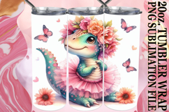 ENCHANTING GIFT 20oz TUMBLER WRAP, Dino Product Image 1