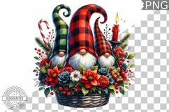 Christmas Gnome Sublimation - Clipart PNG Design Product Image 1