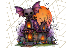 Enchanted Graveyard Halloween PNG Clipart Product Image 2