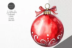 Christmas clipart, Christmas bauble, clipart, Winter clipart Product Image 1