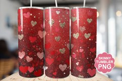 Valentine Glitter Tumbler | Valentine Tumbler Wrap Product Image 1