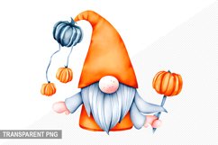 Halloween Gnome - Halloween Gnome Sublimation Design Product Image 1