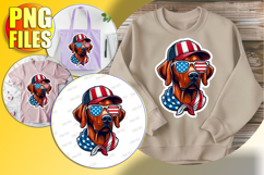 LUMINOUS TOTE BAG Gift Ideas PNG, American Dog Product Image 1
