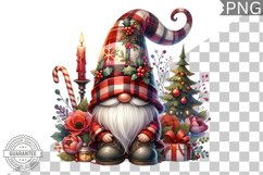 Christmas Gnome Sublimation - Clipart PNG Design Product Image 1
