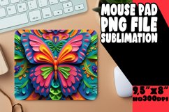 Spring Fling 3D Mouse Pad - Colorful Butterflies Product Image 1