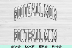 Football Mom Svg Cut Files, Football Mom Png, Football Mama Product Image 1