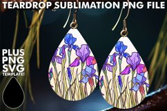 Charming Teardrop Floral Art Product Image 1