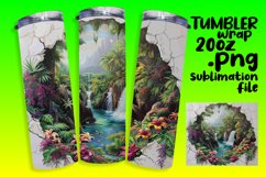 Galactic Nebula 3D Tumbler Wrap - Sublimation Product Image 1