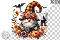 Halloween Gnome Sublimation - Clipart PNG Design Product Image 1