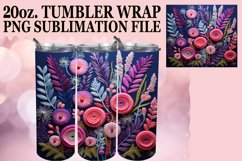 Blossom Sublimation Tumbler Wrap Magic Product Image 1