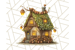 Cozy Cabin Critters Clipart PNG, Fall Animal Png Product Image 2
