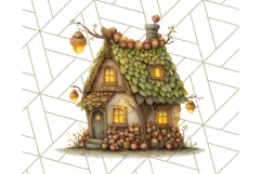 Cozy Cabin Critters Clipart PNG, Fall Animal Png Product Image 2