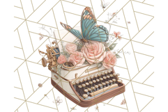 Vintage Butterfly PNG Clipart, Fairytale Cottagecore Images Product Image 2