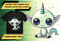 Sweet Watercolor Critter Sublimation Design - Happy PNG Product Image 1