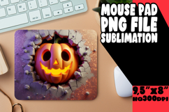 Joyful Mouse Pad Designs PNG, 3D Pumpkin Product Image 1
