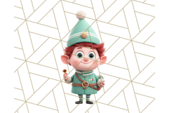 Christmas Train Ride PNG Clipart with Yeti and Elves Product Image 2