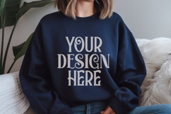 Navy Gildan 18000 Sweatshirt Mockups ,18000 Mockups Product Image 1