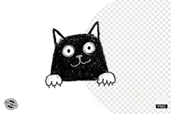 Halloween Black Cat Clipart Product Image 1