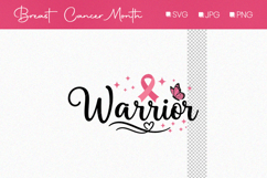 Worrior Of Hope Pink Design, Breast Cancer Awarness month Product Image 1