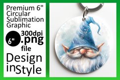 Springtime Splendor: Gnome Circle Design Sublimation PNG Product Image 1