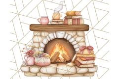 Bookish Animals PNG Clipart with Cozy Reading Elements Product Image 2