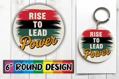 Joyful Circle Car Coaster Design PNG, Juneteenth Product Image 1