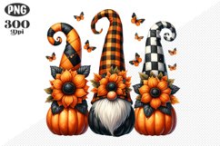 Halloween Gnomes Sublimation - Clipart PNG Design Product Image 1