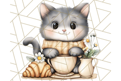 Warm &amp; Fuzzy Mornings PNG Clipart, Cozy Animal Art Download Product Image 2