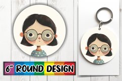 Vibrant Boho Circle &amp; Keychain Product Image 1