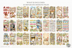 Spring Reading Brushstrokes Clipart Product Image 3