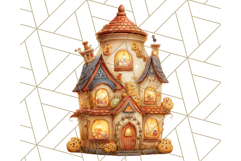 Haunted Sweet Shoppe PNG Clipart, Pastel Halloween Bakery Product Image 2