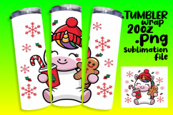 CUSTOM 20oz Tumbler Template for Gifts , Christmas Product Image 1