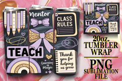 Cozy vibes 20oz tumbler wrap, Teacher Product Image 1
