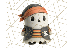 Cute Halloween Ghost Clipart Costume PNG, Halloween Png Product Image 2