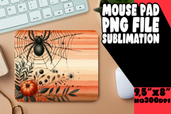 Joyful Mouse Mat Design PNG, Halloween Product Image 1