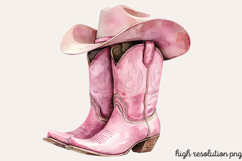 Little Cowgirl Clipart Sublimation PNG Product Image 1