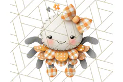 Kawaii Halloween Clipart Cute Kids and Candy Elements Png Product Image 2