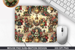 Christmas Mouse Pad Sublimation, Christmas Mouse Pad PNG Product Image 1