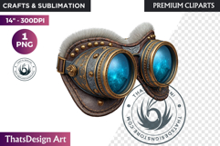 Steampunk Winter Fantasy Sublimation Graphics PNG clipart Product Image 1