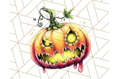 Spooky Jack O Lantern PNG Clipart, Scary Halloween Pumpkins Product Image 2