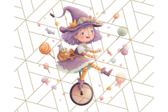 Creepy Carnival Halloween Clipart PNG with Hayride Art Product Image 2