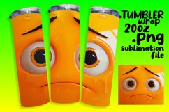 Dynamic Cartoon Emoji Tumbler Design - Sublimation 20oz Product Image 1