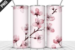 Flowers Tumbler Wrap | Sublimation Design | Tumble PNG Product Image 3