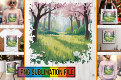 Enchanted TSHIRT Art PNG, Spring Product Image 1