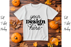 Fall t-shirt mockup, Fall mockup Product Image 1