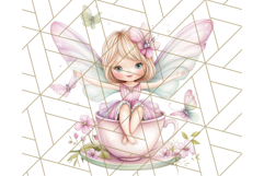 Bookish Fairy PNG Clipart, Whimsical Reading Elements Png Product Image 2