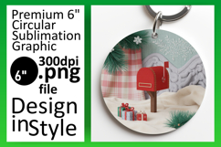 Lovely Round Design Car Coaster Artwork , Holiday Product Image 1