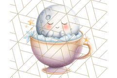 Kawaii Galaxy Buddies Clipart PNG, Cute Planets Clip Art Product Image 2